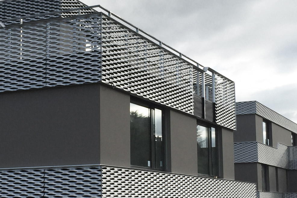 Strækmetal som facadeudsmykning